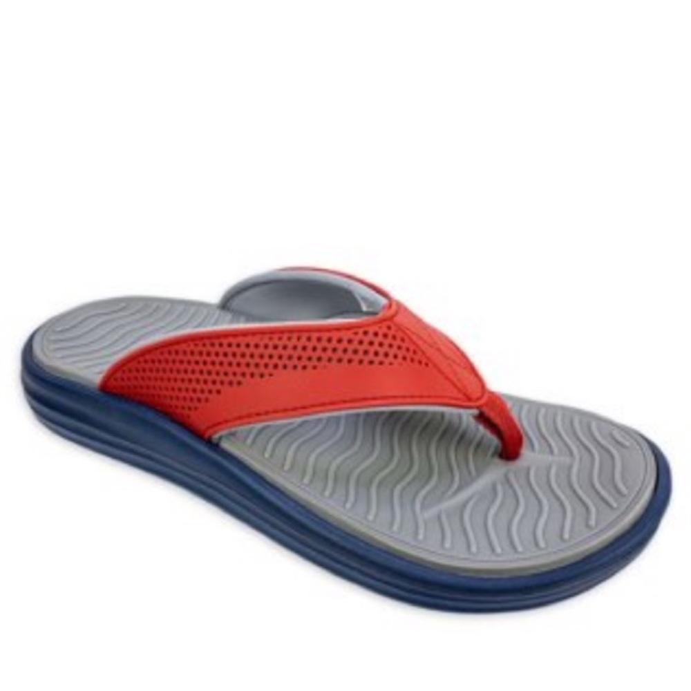 💜Men’s Atlantic Comfortbed Thong  Flip Flops
